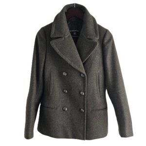 Banana Republic 81% Wool Pea Jacket